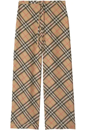 Burberry Pantalones de pijama a cuadros