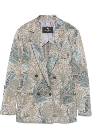 Etro Blazer con motivo de cachemira