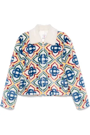 Casablanca Chaqueta con cuello de pelo artificial
