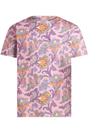 Etro Camiseta con estampado de cachemira