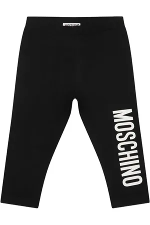 Moschino Pantalones con logo estampado