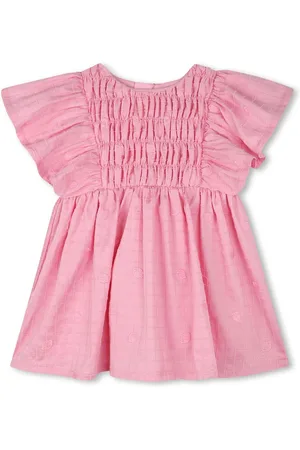 Kenzo Vestido con fruta bordada