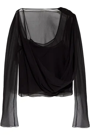 Cult Gaia Blusa translúcida