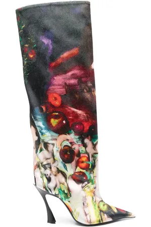 MUGLER Botas Fang con tacón de 95 mm de x Ambera Wellmann
