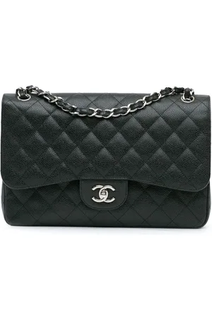 CHANEL Bolso de hombro jumbo con solapa doble 2020