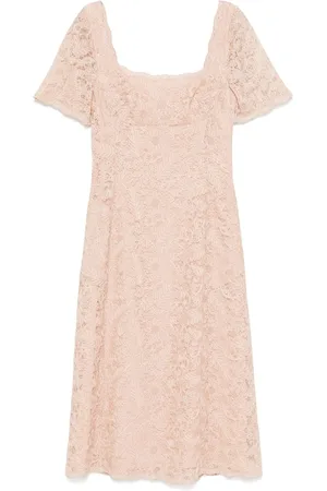 ERMANNO SCERVINO Vestido midi con encaje floral