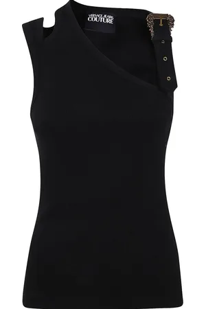 VERSACE Top sin mangas con hebilla Baroque