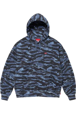 Supreme Sudadera con capucha y motivo militar