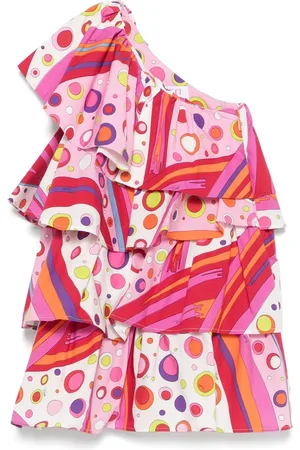 PUCCI Junior Vestido con una sola manga