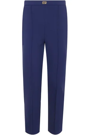 Elisabetta Franchi Pantalones con placa del logo