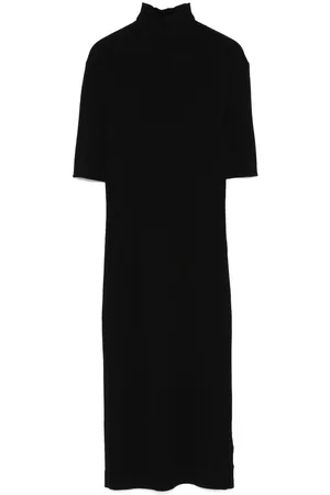 Calvin Klein Vestido corto con cuello alzado