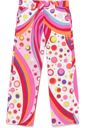 PUCCI Junior Pantalones con motivo abstracto