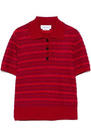 Alexander McQueen Polo a rayas
