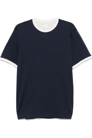 ELEVENTY Camiseta con detalle de rayas