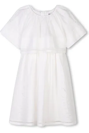Chloé Vestido con bordado inglés