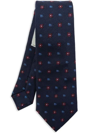 Etro Corbata con bordado Pegaso