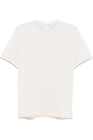 ELEVENTY Camiseta con detalle de rayas