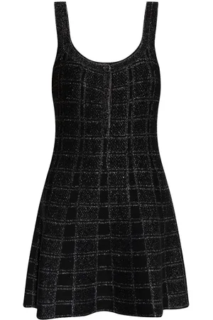 Gucci Vestido corto a cuadros