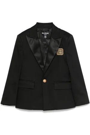 Balmain Blazer con logo bordado