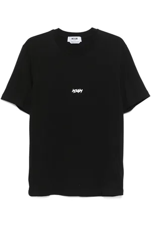 Msgm Camiseta con logo estampado