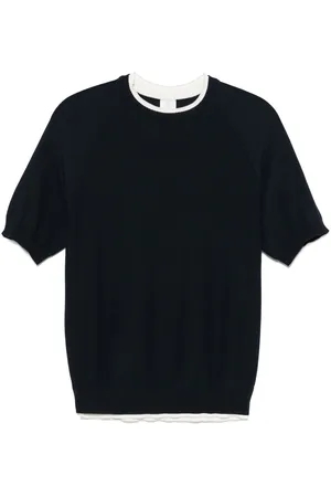 ELEVENTY Camiseta de punto colmena