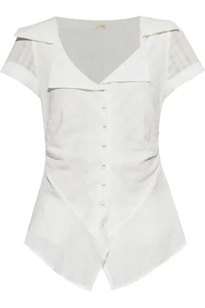 Cult Gaia Camisa con pliegues