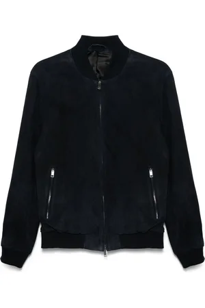 BRIONI Chaqueta bómber con diseño perforado