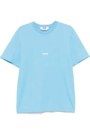 Msgm Camiseta con logo estampado