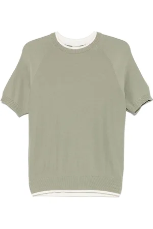 ELEVENTY Camiseta de punto colmena