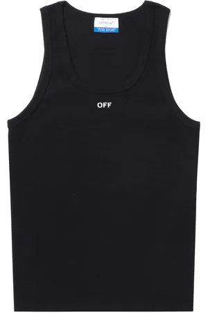 OFF-WHITE Top con logo estampado