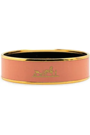 Hermès Pulsera Caleche Wide Enamel Bangle 70 20th Century