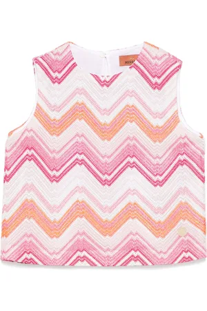 Missoni Top con tejido en zigzag
