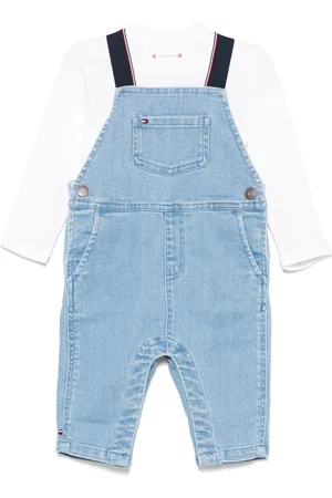 Tommy Hilfiger Conjunto vaquero de peto y camiseta