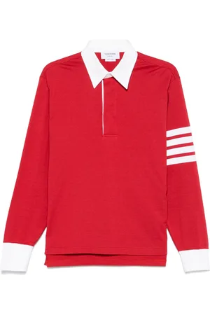 Thom Browne Polo con motivo 4-Bar