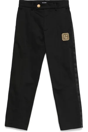 Balmain Pantalones con logo bordado