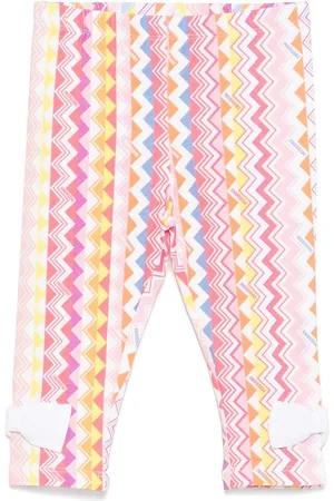 Missoni Leggins con motivo en zigzag