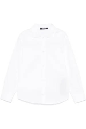 Balmain Camisa con logo bordado