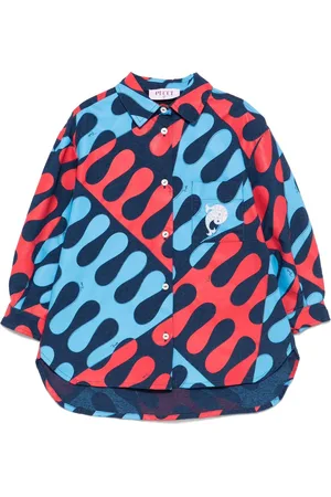 PUCCI Junior Camisa con estampado abstracto