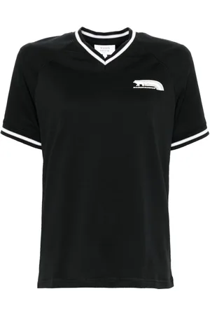 Maison Kitsuné Camiseta Flash Fox con manga raglán