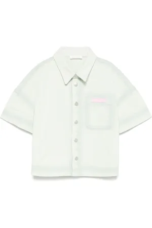 Palm Angels Camisa con logo estampado