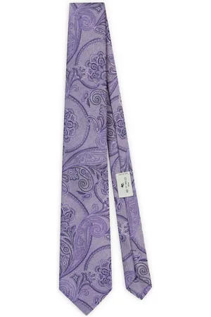 Etro Corbata con detalle de cachemira
