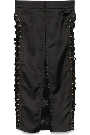 MURMUR Falda midi Blackcherry