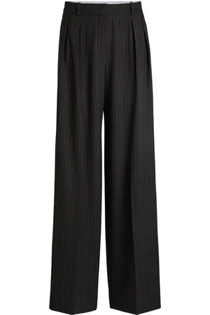 HUGO BOSS Pantalones rectos a rayas diplomáticas