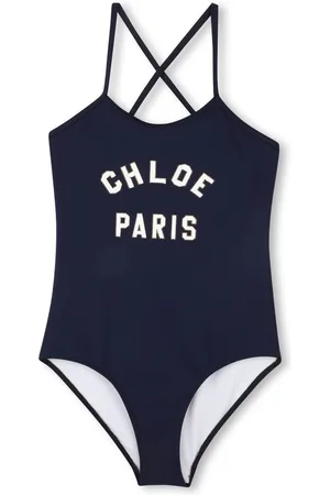 Chloé Bañador con logo estampado