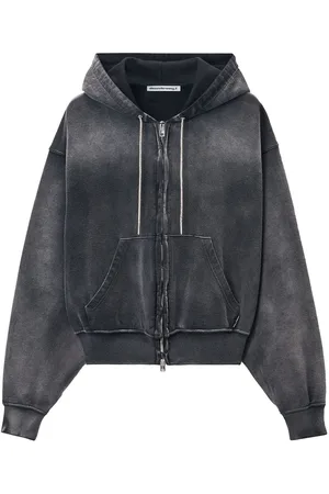 Alexander Wang Sudadera con capucha y efecto de strass