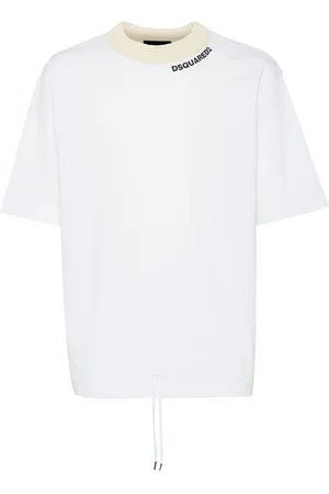 Dsquared2 Camiseta con cordón en el dobladillo