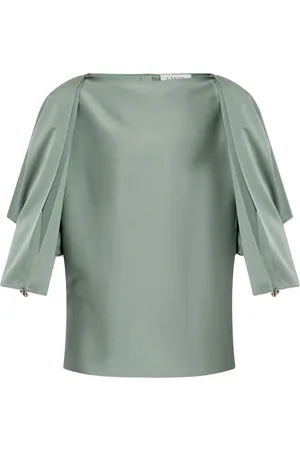 Lanvin Blusa con acabado satinado