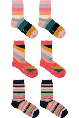 Paul Smith Pack de tres pares de calcetines con motivo Swirl