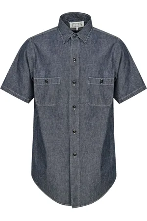 Maison Margiela Camisa vaquera con efecto lavado