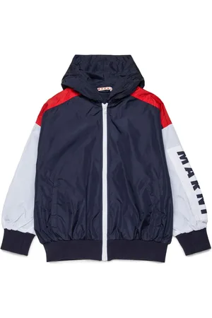 Marni Chaqueta con capucha y diseño colour block